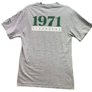 Starbucks Shirt Mens Small 50th Anniversary‎ Employee Uniform Spell Out Preppy
